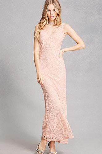 Forever21 Soieblu Lace Gown