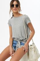 Forever21 Knotted Hem Tee