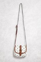 Forever21 Canvas Cactus Print Crossbody