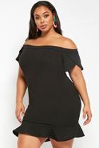 Forever21 Plus Size Flounce Off-the-shoulder Dress