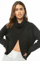 Forever21 Tulip-front Turtleneck Sweater