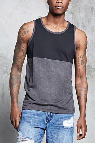 Forever21 Colorblocked Tank Top