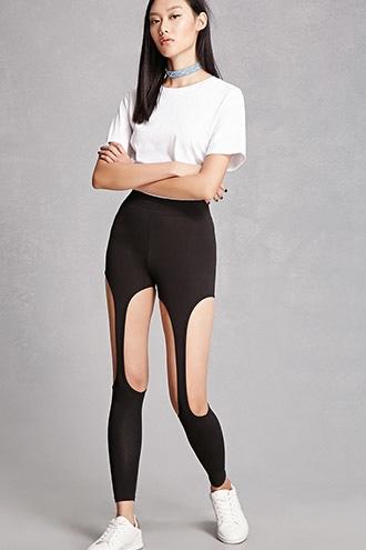 Forever21 Kikiriki Cutout Leggings