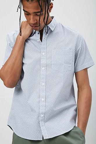 Forever21 Classic Geo Print Shirt