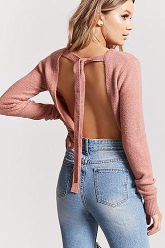 Forever21 Tie-back Sweater