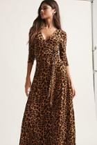 Forever21 Leopard Print Maxi Dress