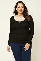 Forever21 Plus Size Ribbed Knit Top