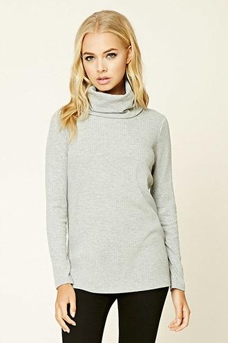 Forever21 Women's  Contemporary Turtleneck Top