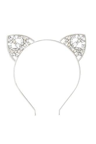 Forever21 Embellished Cat Ear Headband