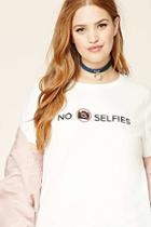 Forever21 Plus Size No Selfies Tee