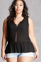 Forever21 Plus Size Boxy Peplum Top