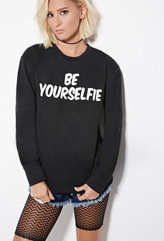 Forever21 Eric + Lani Be Yourselfie Sweatshirt