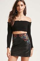Forever21 Haute Rouge Faux Leather Skirt