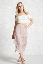 Forever21 Layered Accordion Pleat Skirt