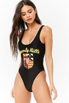 Forever21 Beverly Hills Graphic One-piece Swimsuit
