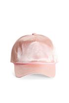 Forever21 Eptm La Pink Satin Trucker Hat