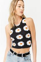 Forever21 Daisy Cropped Tank Top