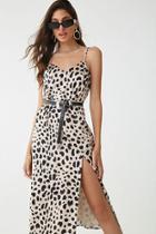 Forever21 Satin Cheetah Print Dress