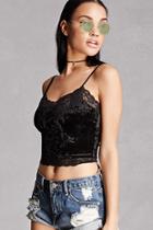 Forever21 Crushed Velvet Cami Top