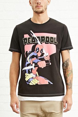21 Men Men's  Deadpool Graphic Tee