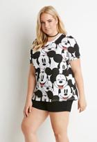 Forever21 Plus Mickey Mouse Graphic Tee