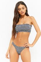 Forever21 The Weekend Brand By Tee Ink Gingham Bikini Bottoms