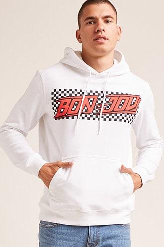 Forever21 Bon Jovi Graphic Hoodie
