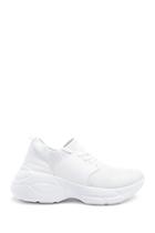 Forever21 Faux Leather & Knit Sneakers