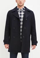 21 Men Double-breasted Peacoat