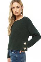Forever21 Ribbed Button Sweater