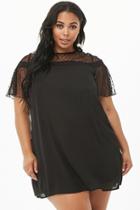 Forever21 Plus Size Contrast Babydoll Dress