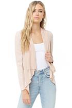 Forever21 Faux Suede Combo Blazer