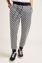 Forever21 Checkered French Terry Joggers