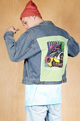 Forever21 Repurposed Maui Denim Jacket