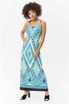 Forever21 Colorful Geo Print Maxi Dress