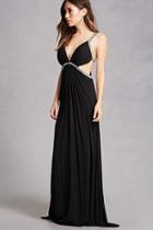 Forever21 Embellished Cutout Gown