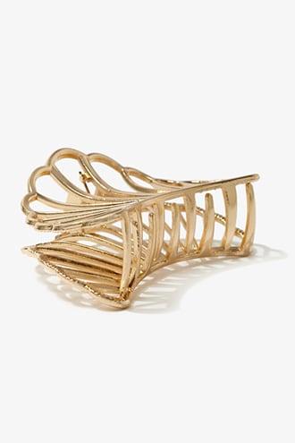 Forever21 Cutout Shell-shaped Hair Claw Clip