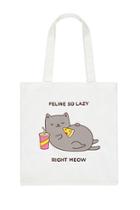 Forever21 Feline So Lazy Graphic Tote