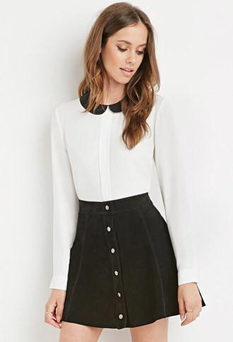 Forever21 Peter Pan Collar Blouse
