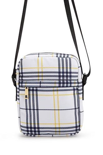 Forever21 Plaid Zip Top Crossbody