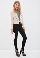 Forever21 Double-breasted Collarless Blazer