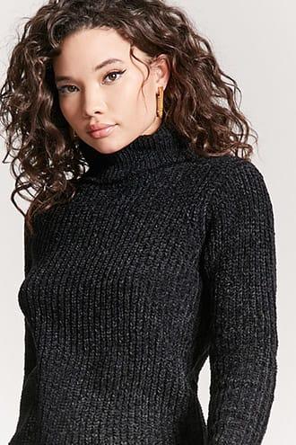 Forever21 Marled Chenille Knit Turtleneck
