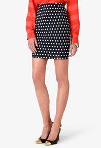 Forever21 Essential Polka Dot Pencil Skirt