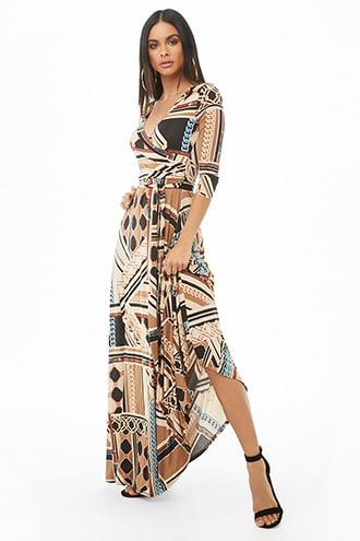 Forever21 Multi-print Maxi Dress