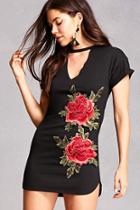 Forever21 Floral Mini T-shirt Dress