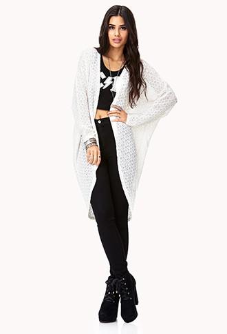 Forever21 Free Spirit Crochet Cardigan