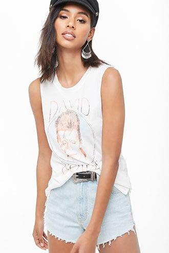 Forever21 David Bowie Muscle Tee