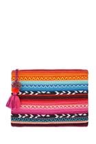 Forever21 Multicolor Tribal-inspired Clutch