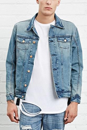 21 Men Men's  Entree American Denim Jacket