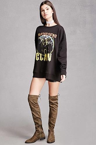 Forever21 Yoki Suede Over-the-knee Boots